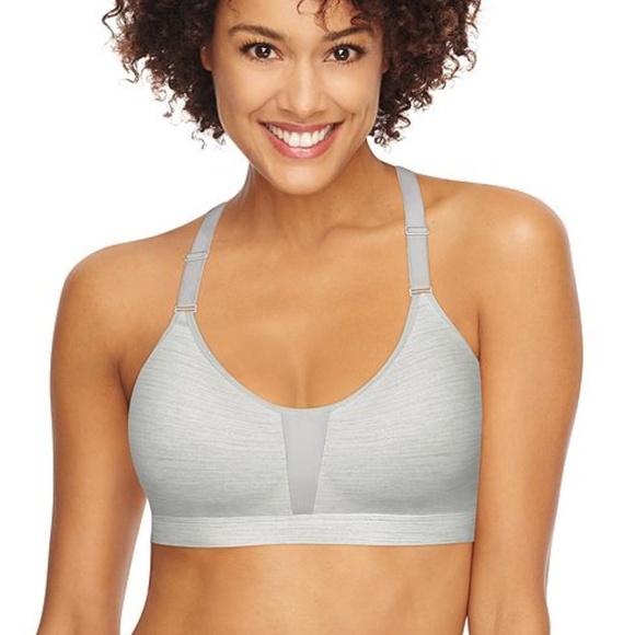 hanes padded sports bra